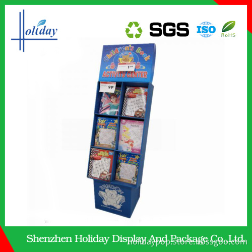 Customized Point of Sale Counter Top Display ,cardboard book /stationery/newspaper/magazine counter display stand